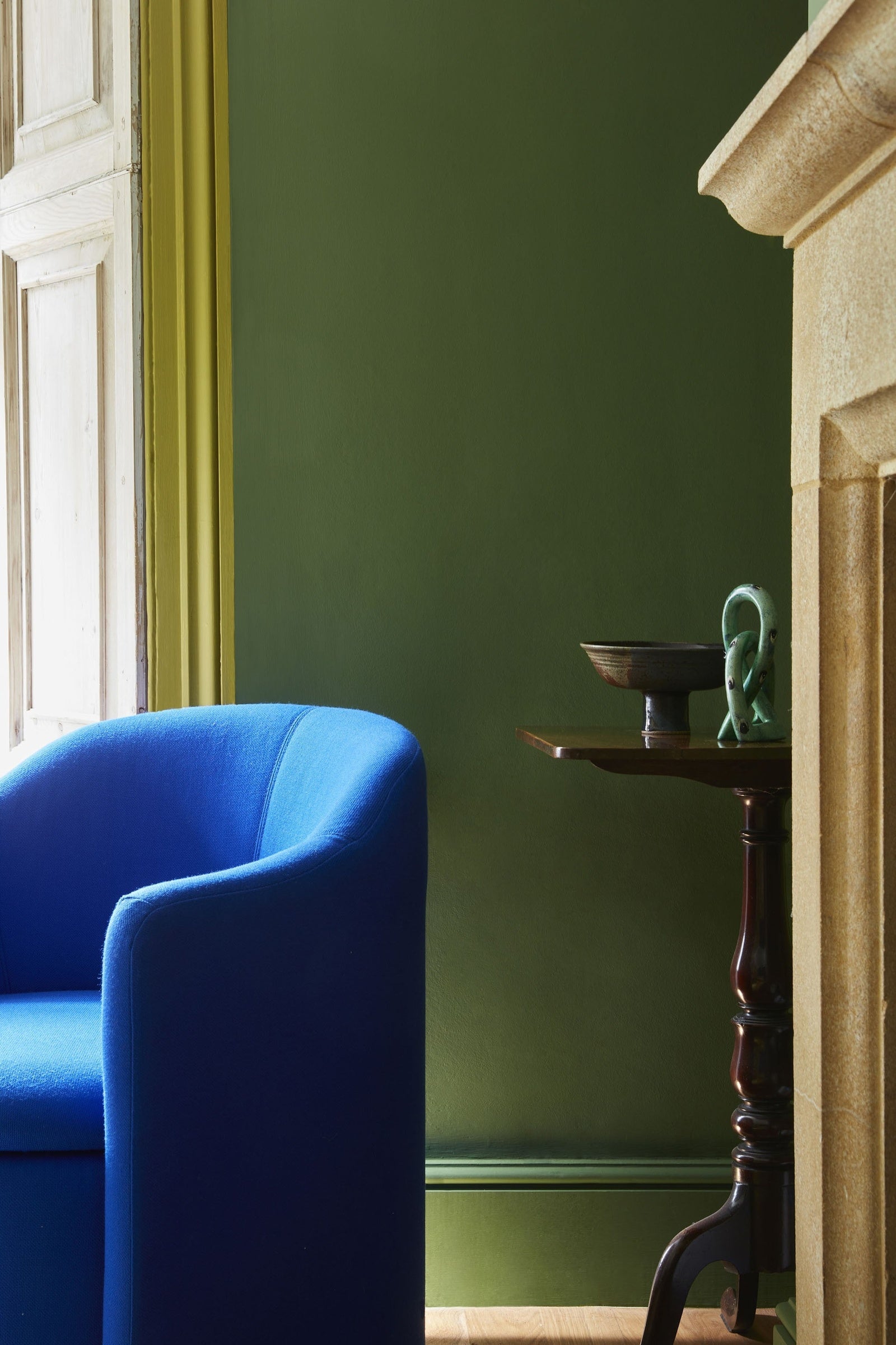 Little Greene Hopper (297) in een interieur