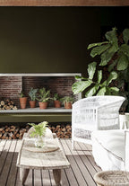 Little Greene Invisible Green (56) in een interieur