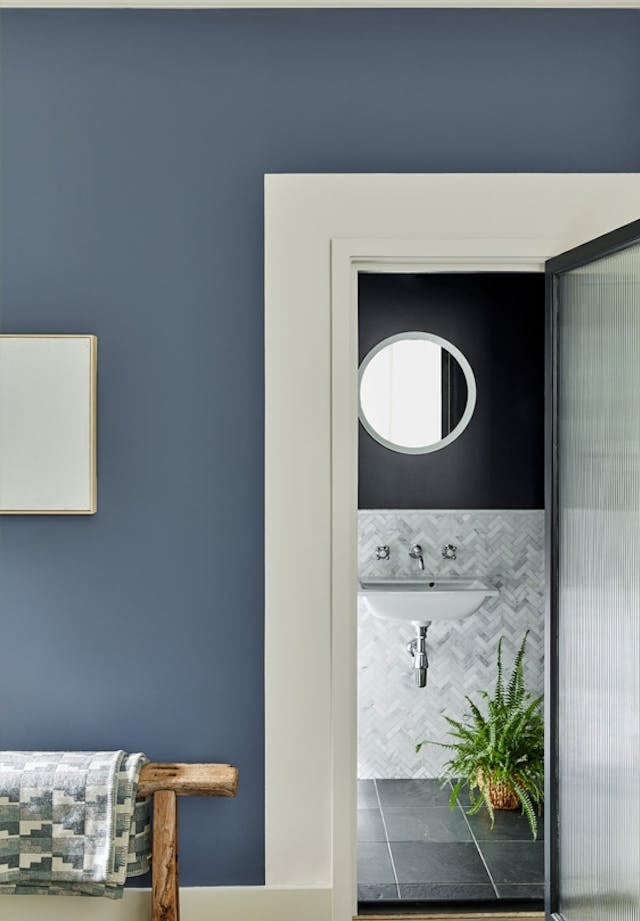 Little Greene Juniper Ash (115) in een interieur