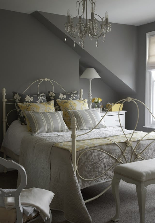 Little Greene Lead Colour (117) in een interieur