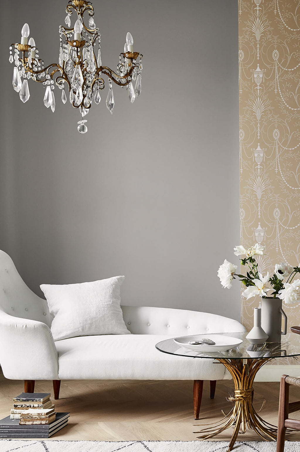 Little Greene Lead Colour (117) - Tester in een interieur