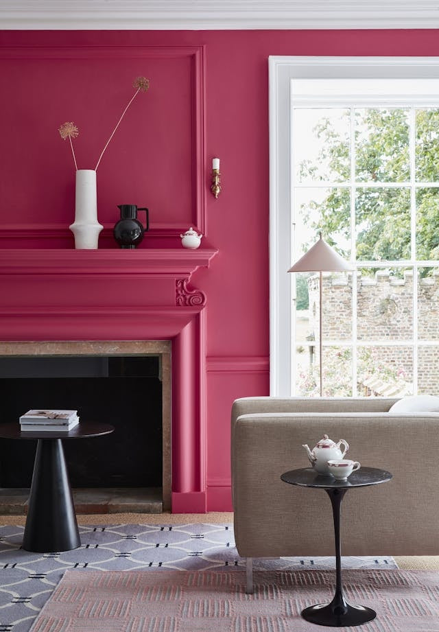 Little Greene Leather (191) in een interieur