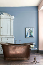 Little Greene Light Peachblossom (3) in een interieur