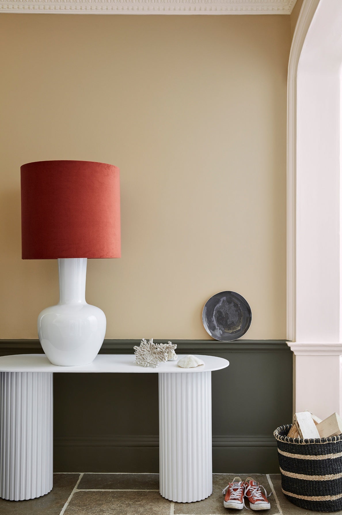Little Greene Lute (317) - Tester in een interieur