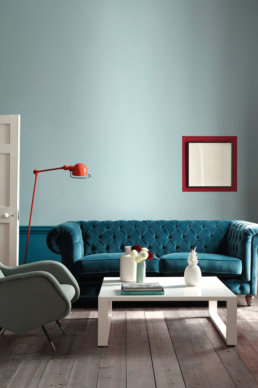 Little Greene Marine Blue (95) in een interieur