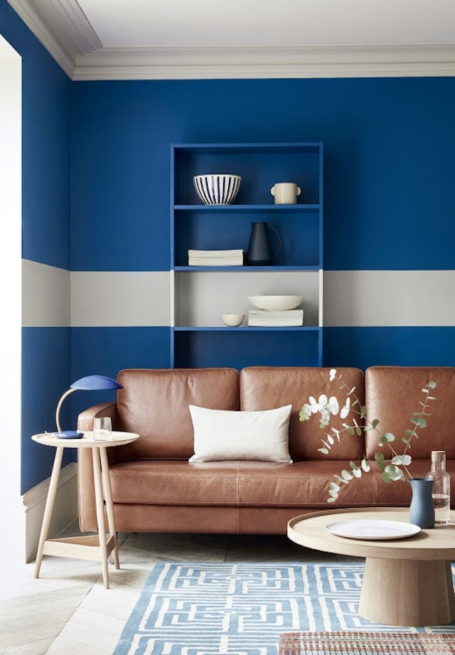 Little Greene Mazarine (256) - Tester in een interieur