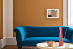 Little Greene Middle Buff (122) - Tester in een interieur