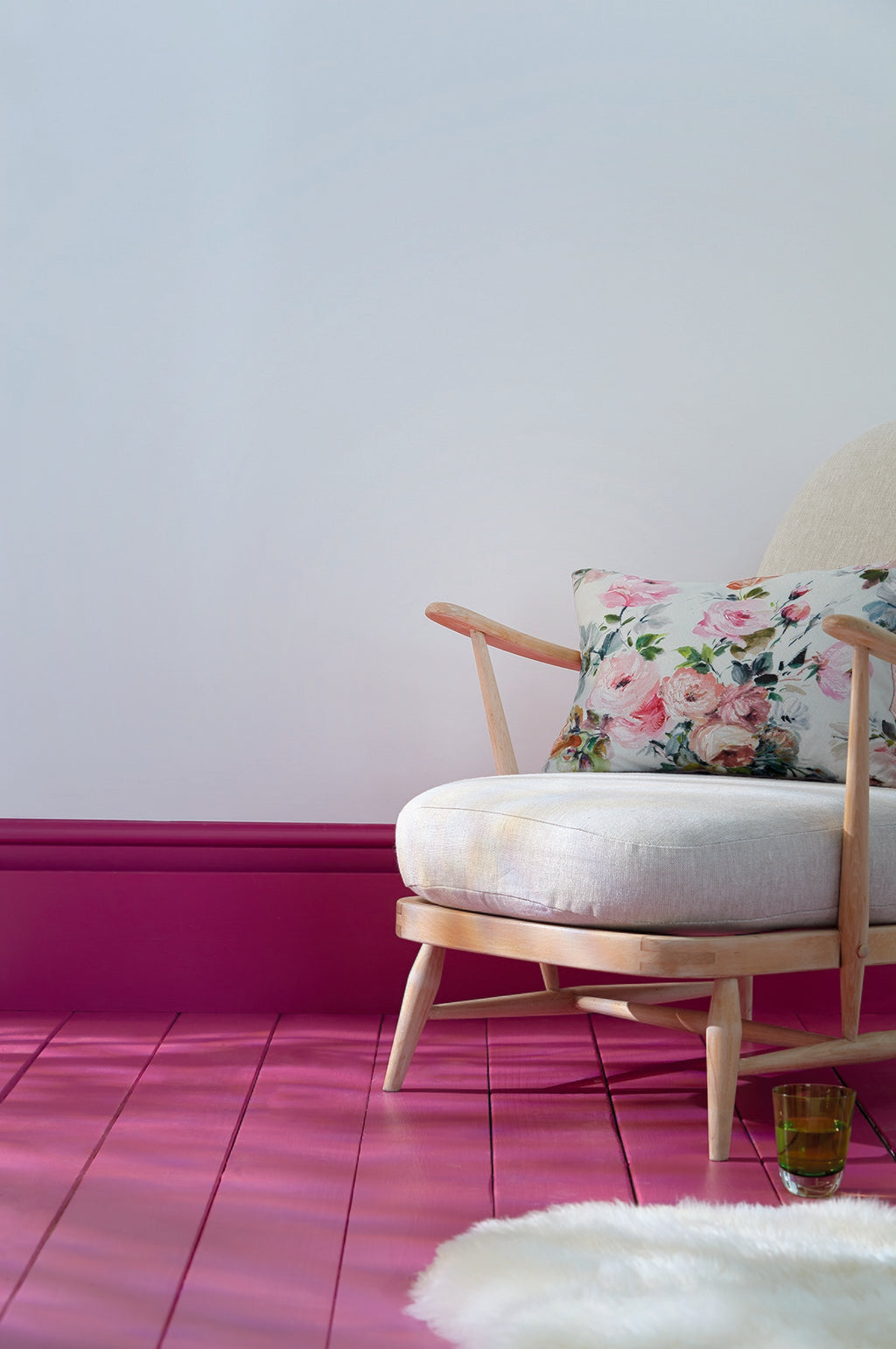 Little Greene Mischief (13) - Tester in een interieur