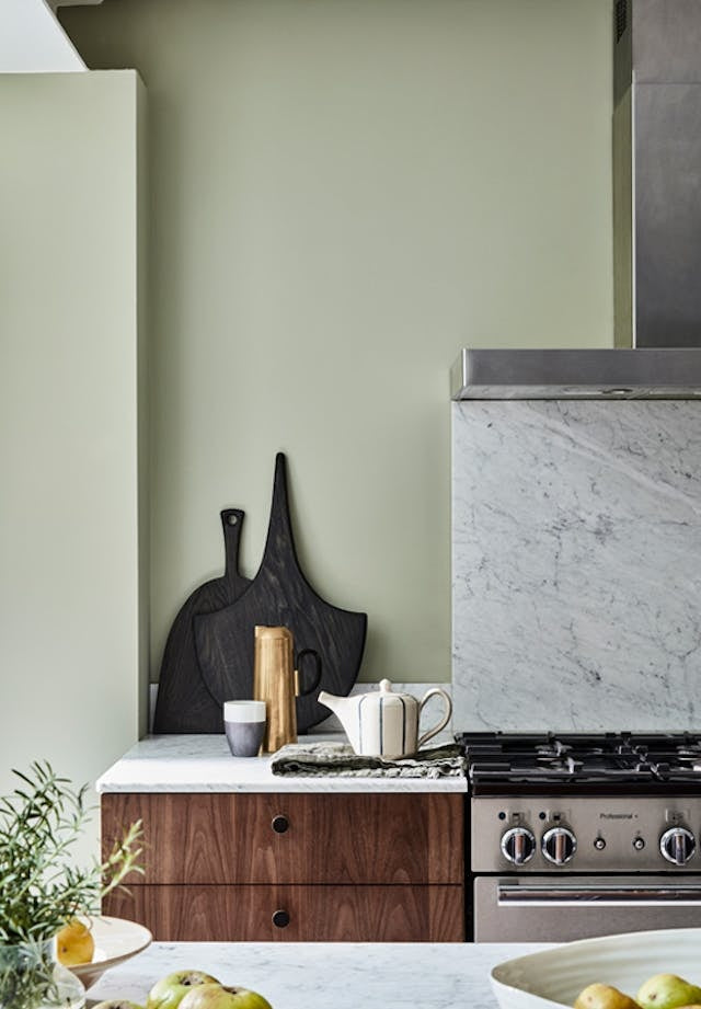 Little Greene Normandy Grey (79) - Tester in een interieur