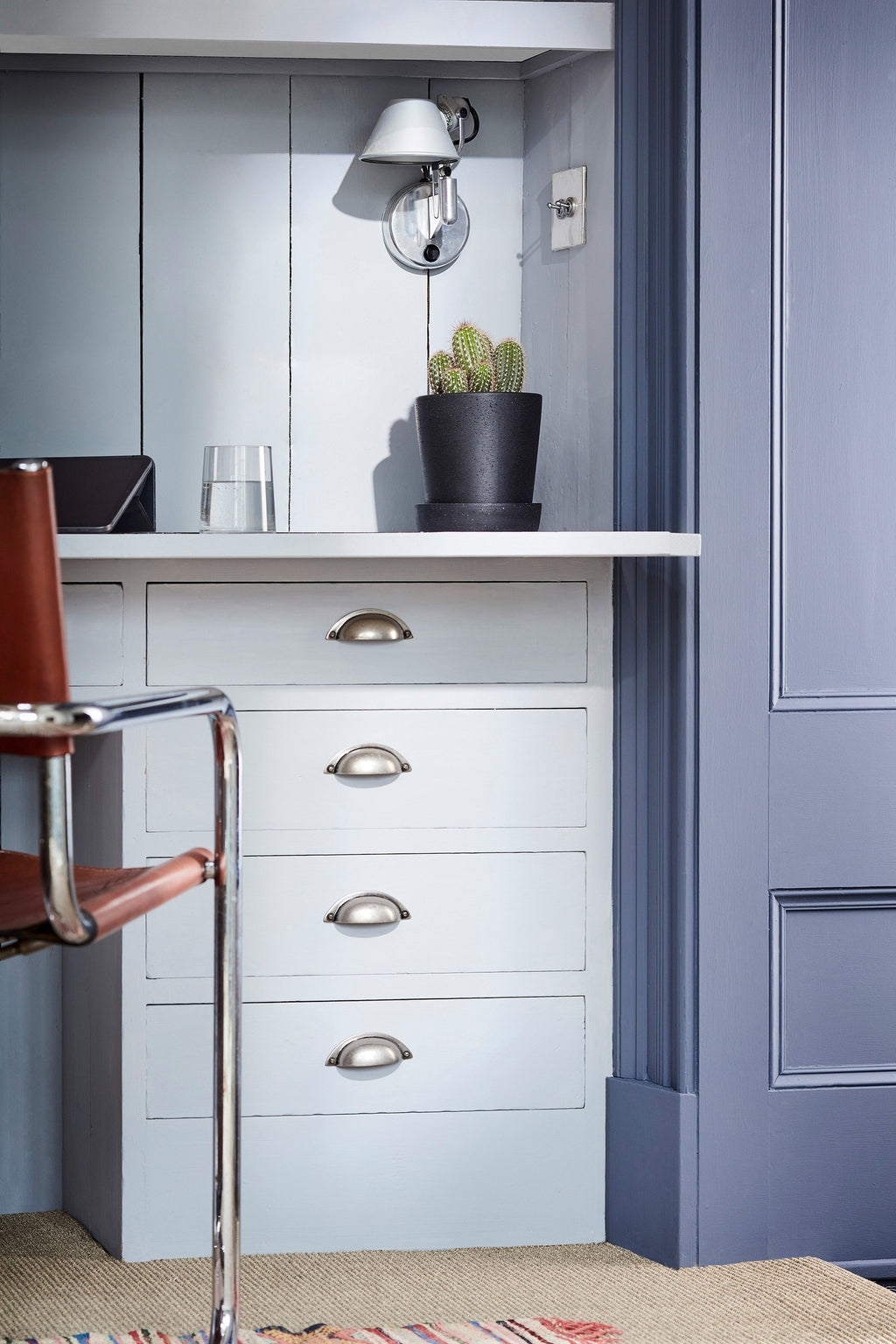 Little Greene Obscura (327) - Tester in een interieur