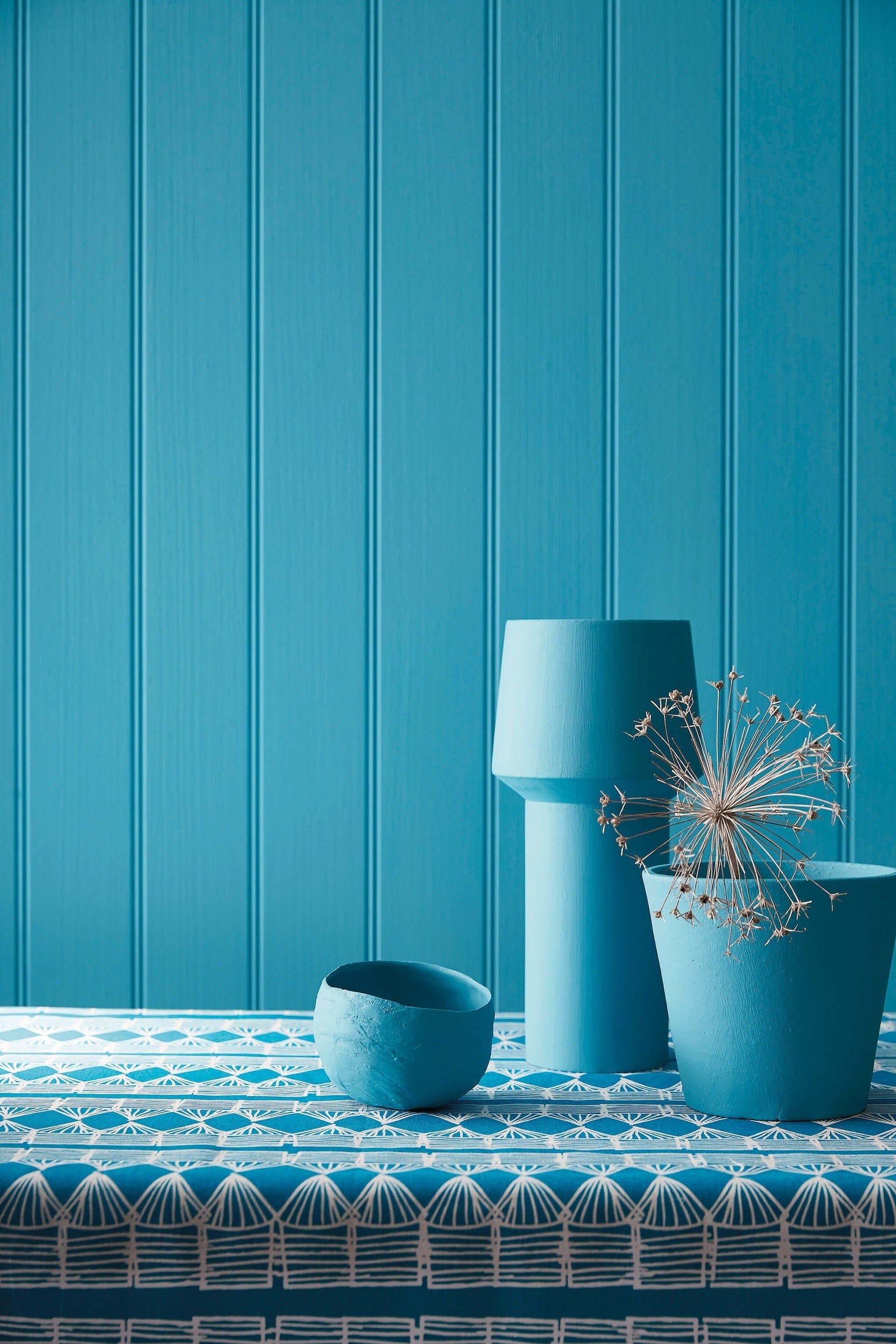 Little Greene Old School Blue (259) in een interieur