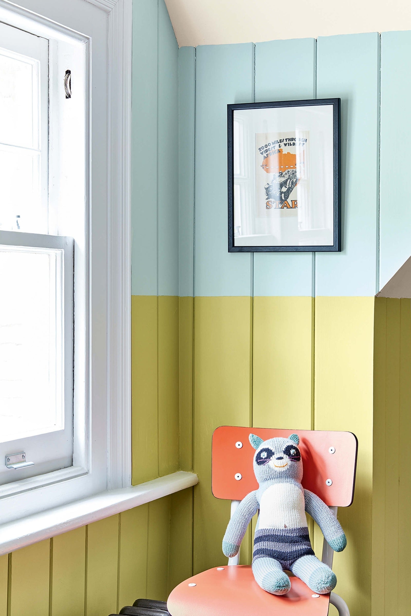 Little Greene Pale Lime (70) in een interieur