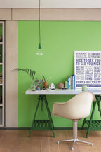 Little Greene Phthalo Green (199) - Tester in een interieur