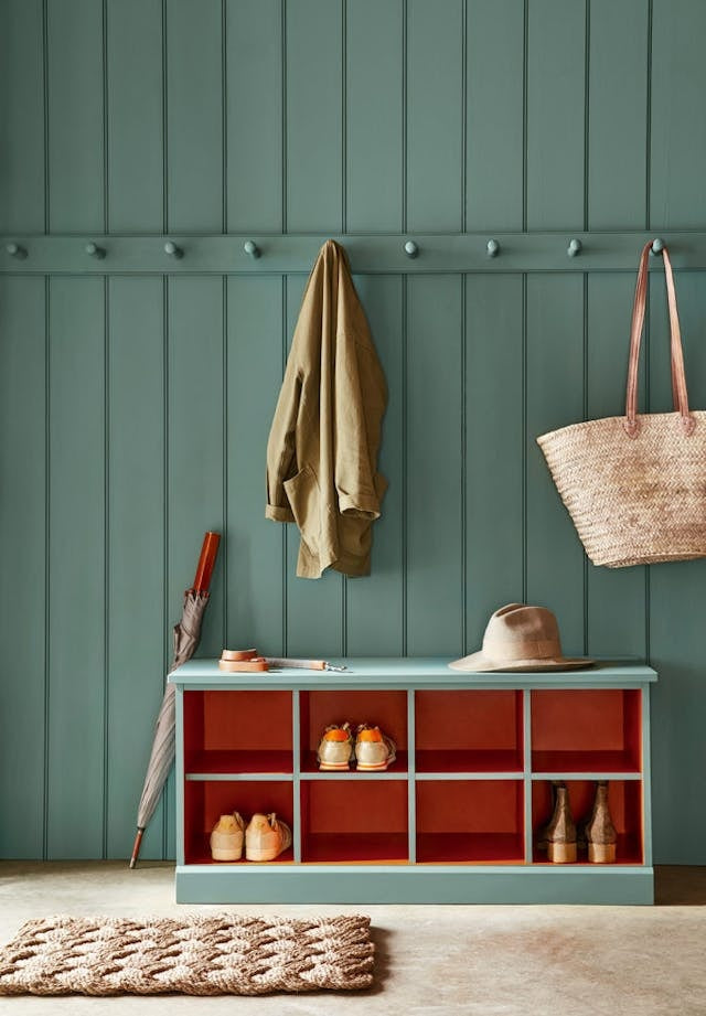 Little Greene Pleat (280) in een interieur