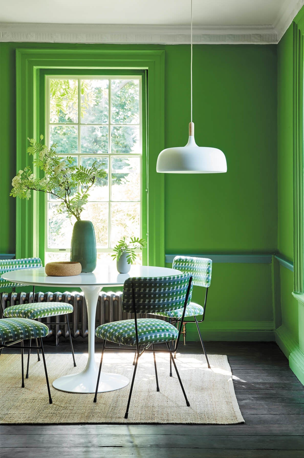 Little Greene Sage & Onions (288) in een interieur
