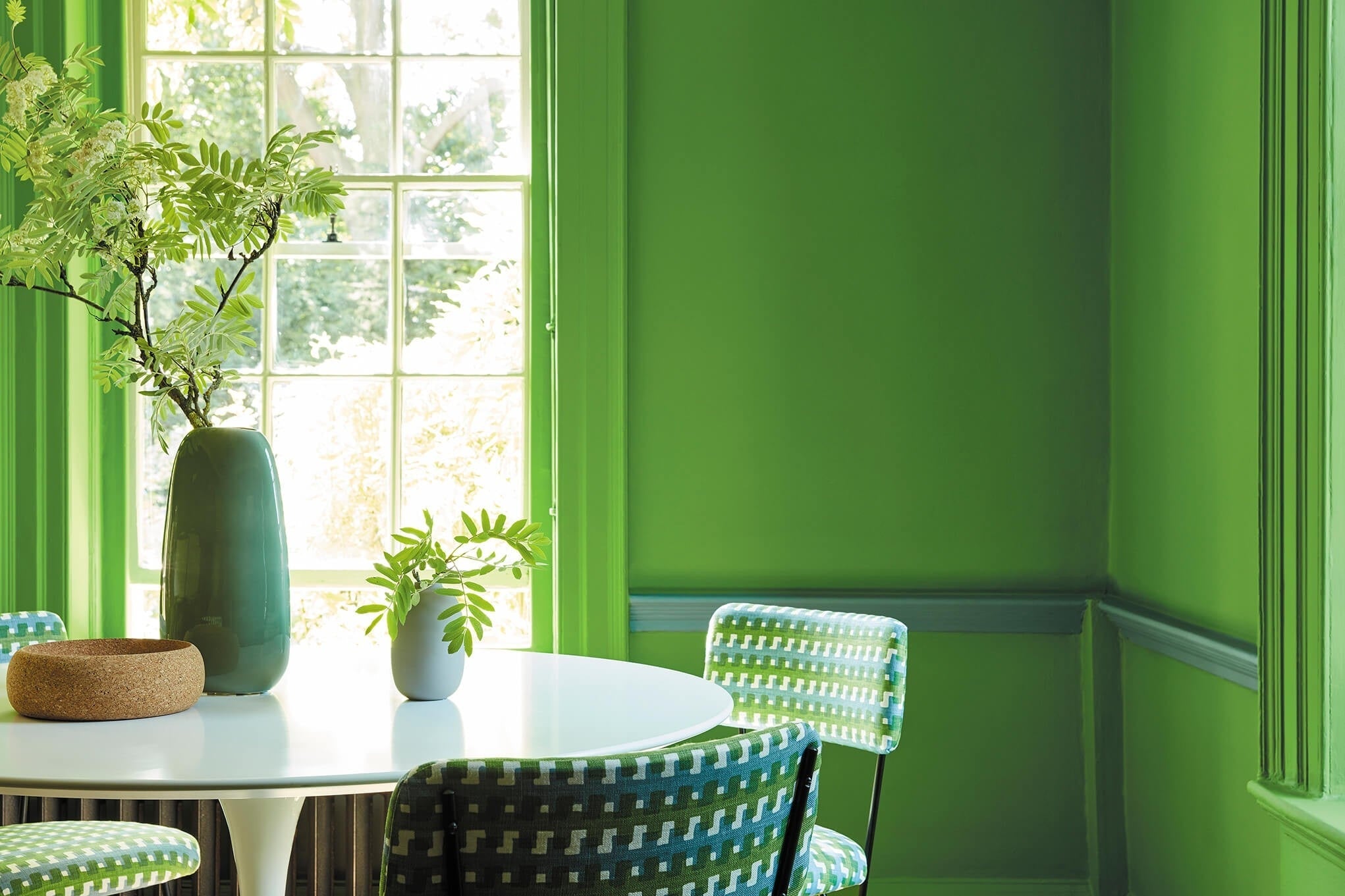 Little Greene Sage & Onions (288) in een interieur