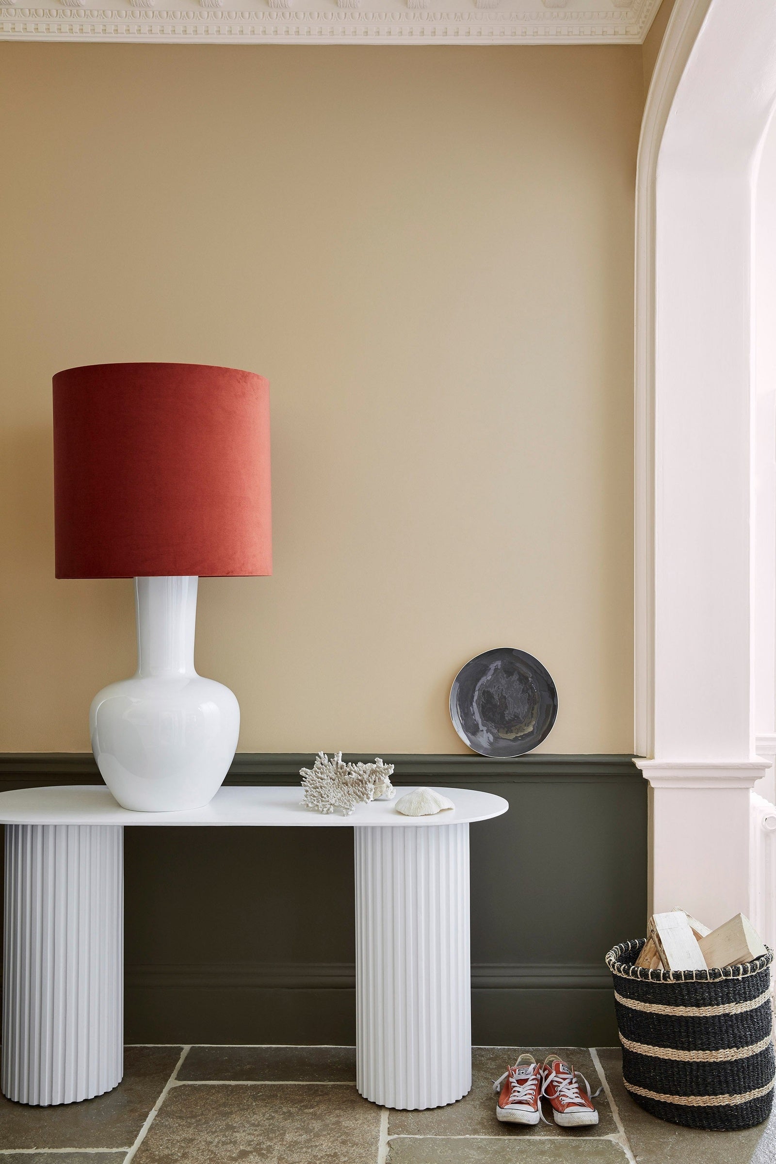 Little Greene Slaked Lime (105) - Tester in een interieur
