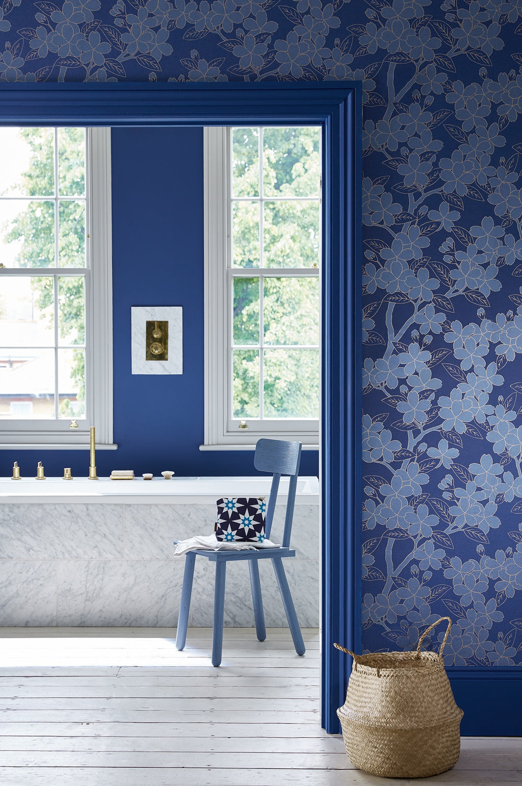 Little Greene Smalt (255) in een interieur
