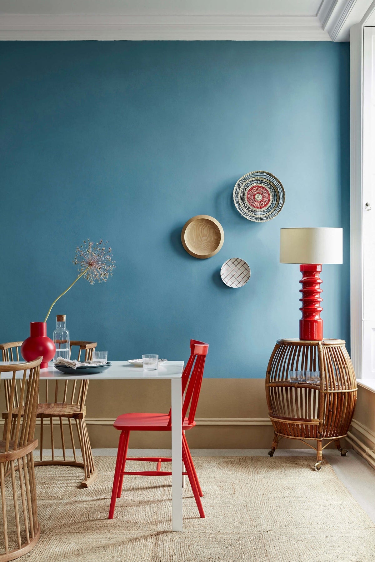 Little Greene Stone-Dark-Warm (36) - Tester in een interieur