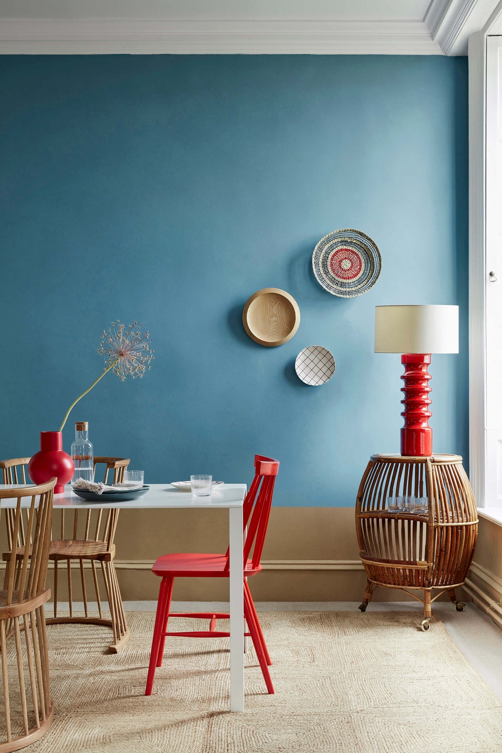 Little Greene Stone-Dark-Warm (36) - Tester in een interieur