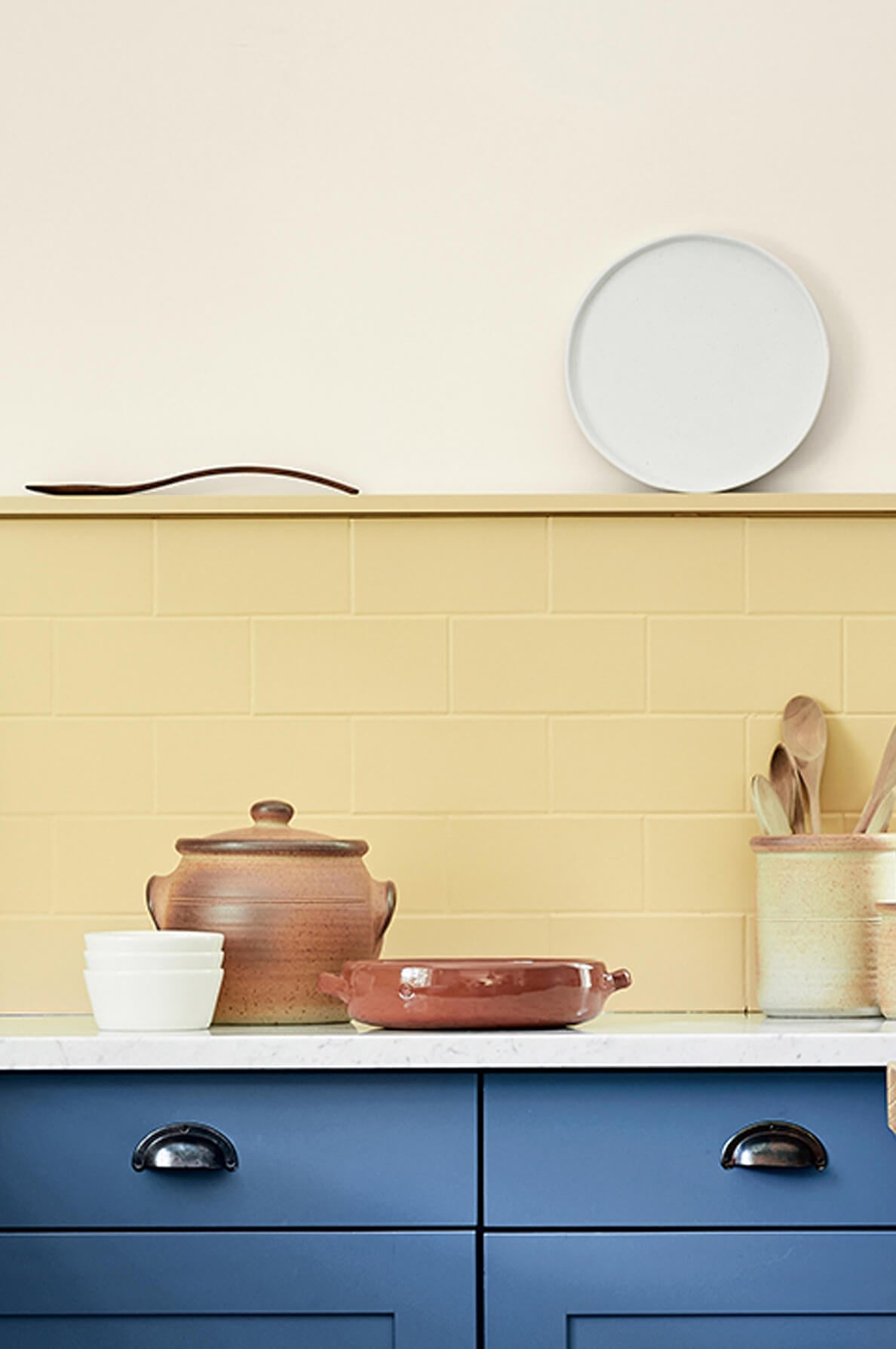 Little Greene Sunlight (135) - Tester in een interieur