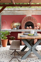 Little Greene Tuscan Red (140) in een interieur