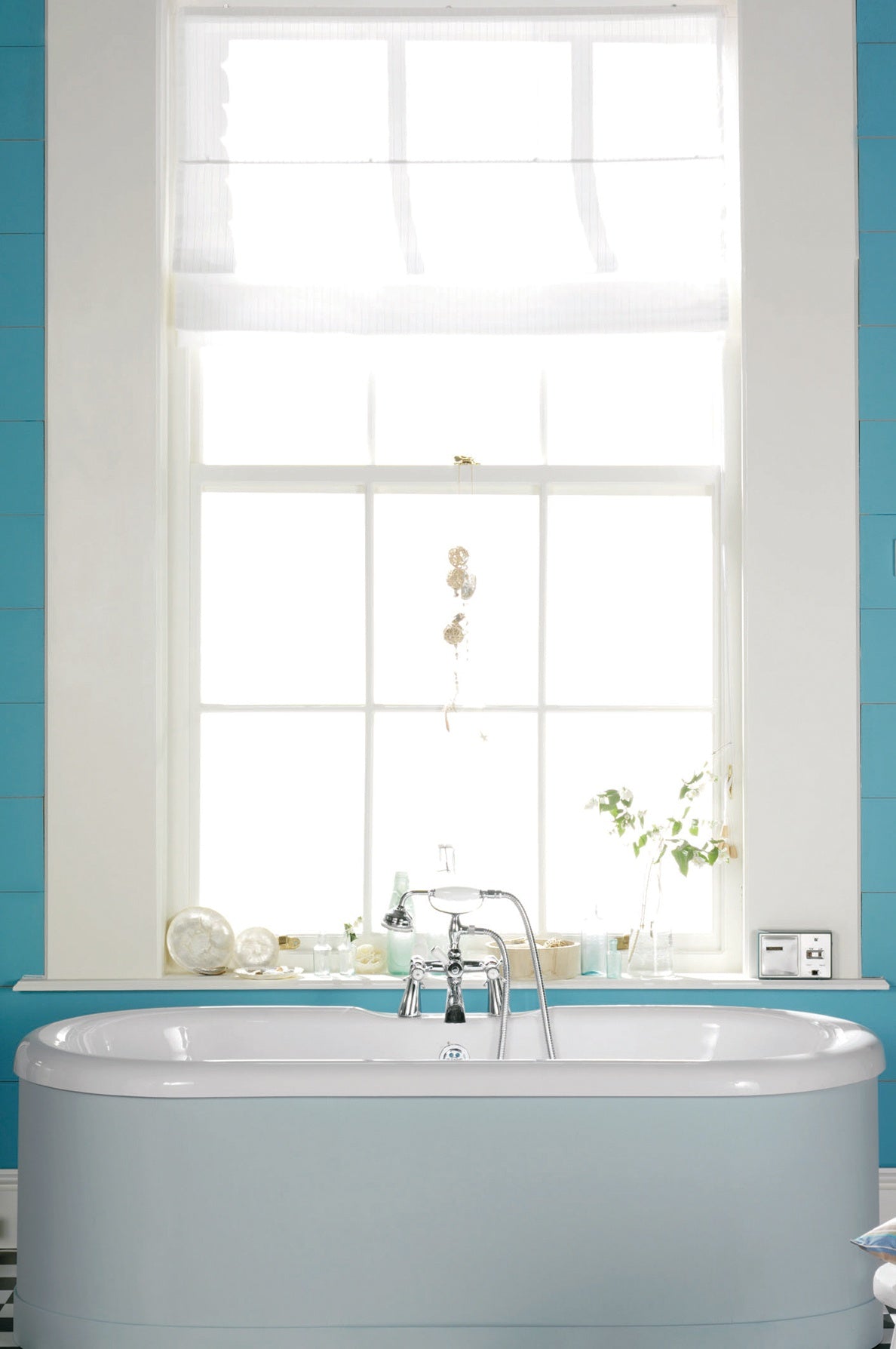 Little Greene Whitening (41) - Tester in een interieur