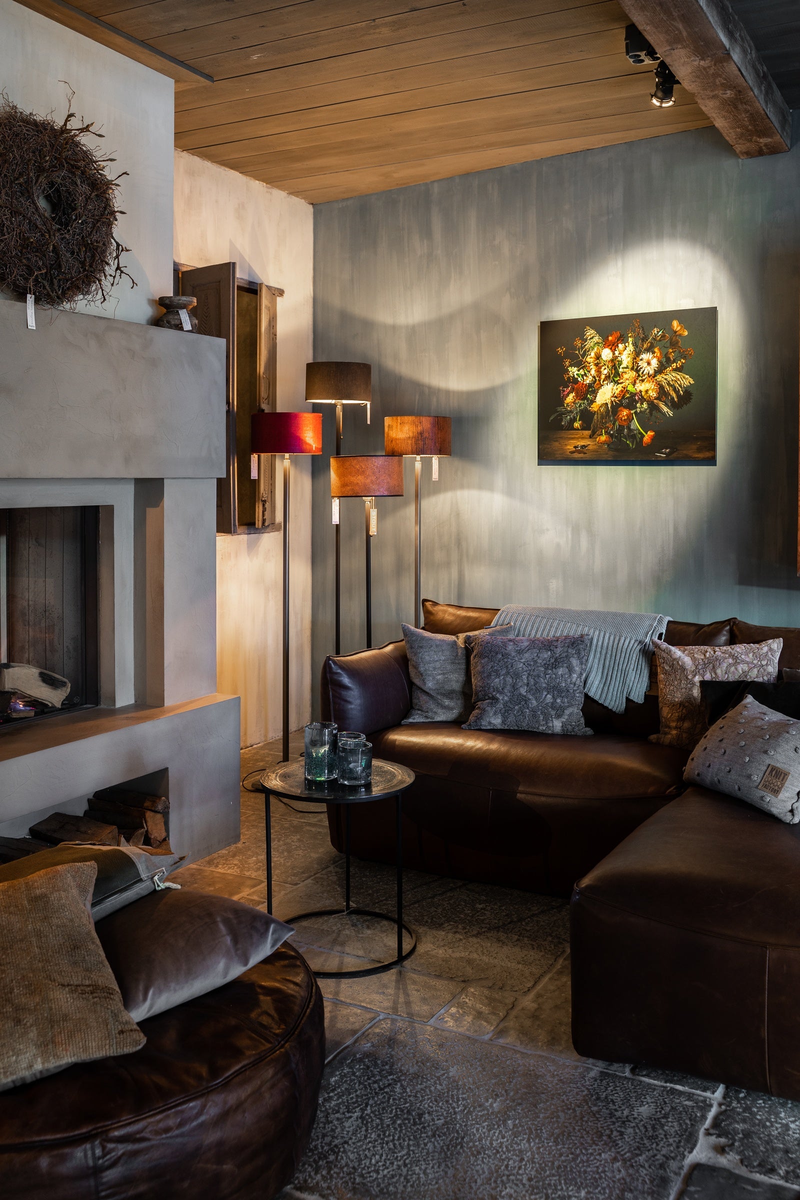 Pure & Original Blue Reef Fresco kalkverf in interieur