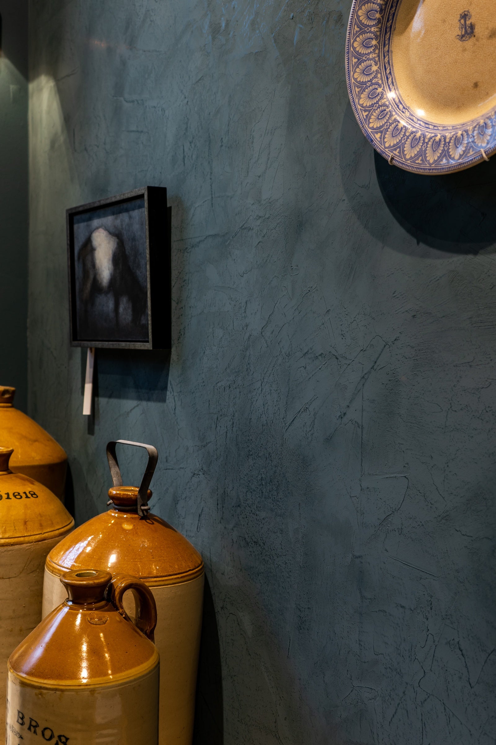 Pure & Original Country Blue Marrakech Walls kalkstuc in interieur