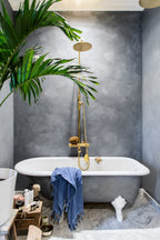 Pure & Original Oxford Blue Fresco kalkverf in interieur