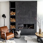 Pure & Original Slate Grey Marrakech Walls kalkstuc in interieur