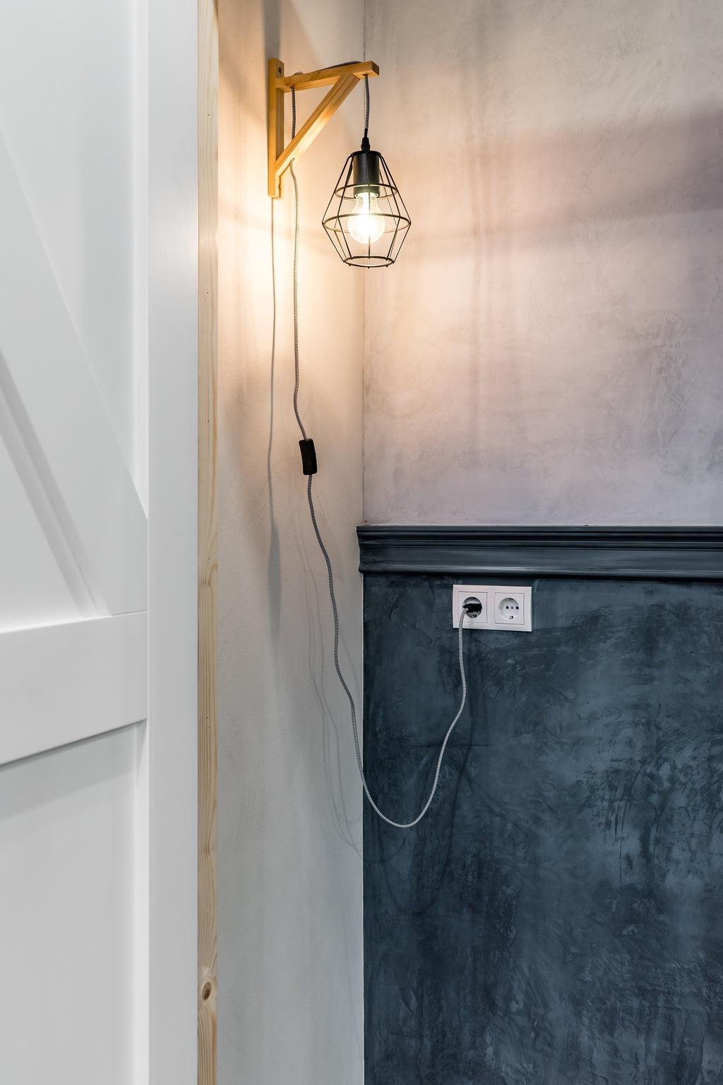 Pure & Original Steel Blue Marrakech Walls kalkstuc in interieur
