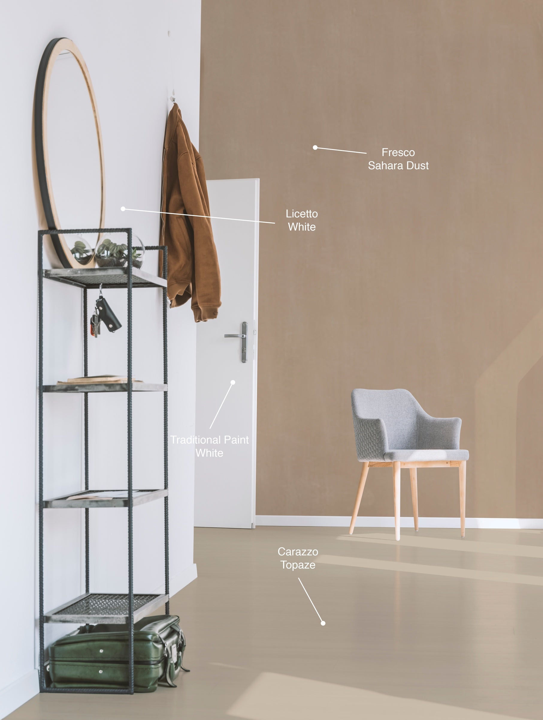 Pure & Original Topaze Carazzo in interieur