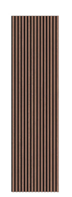 Akoestisch paneel hout - Bruin walnoot