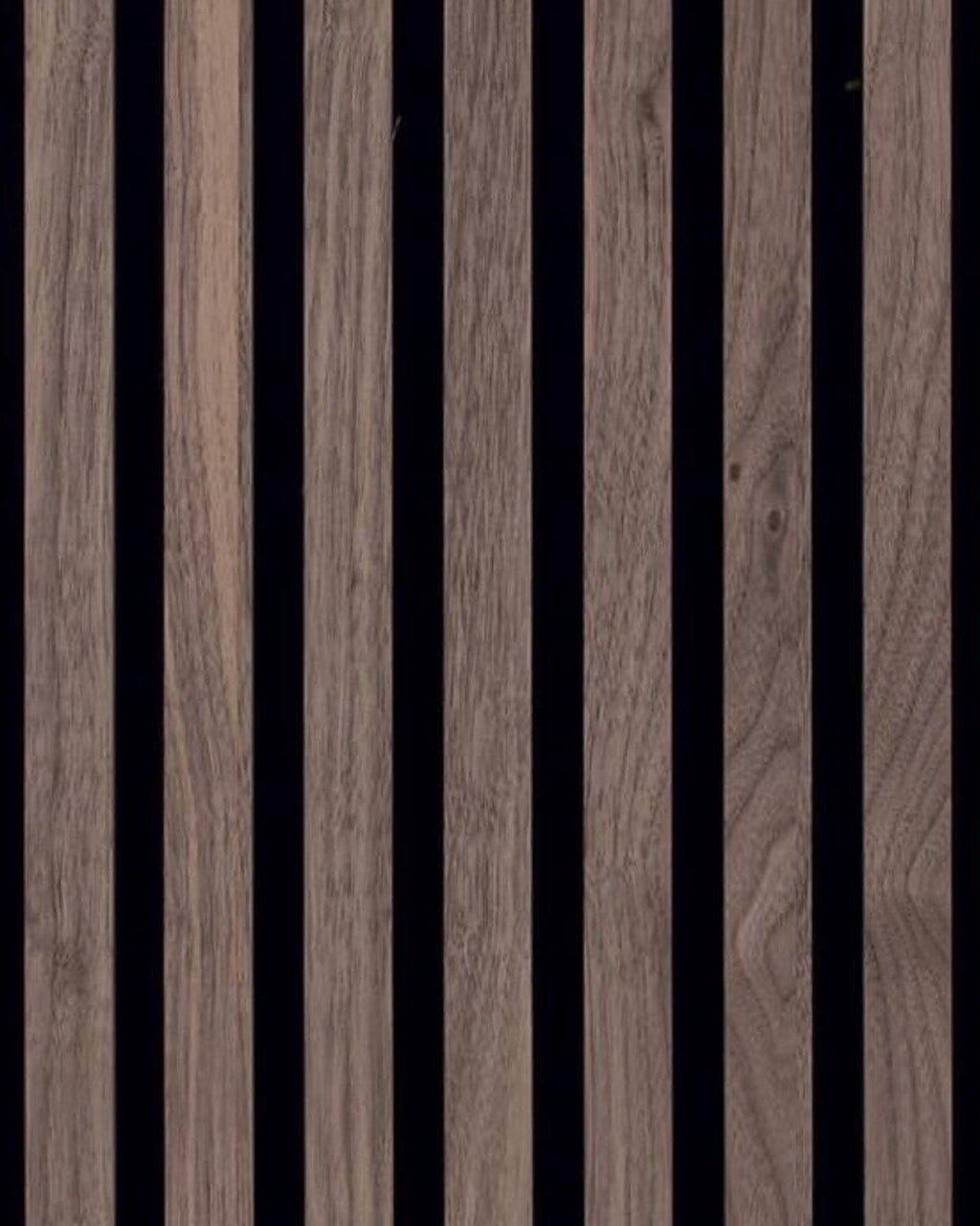 Staal Akoestisch paneel hout - Bruin walnoot - Op maat