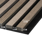Akoestisch paneel hout - Grijs eiken