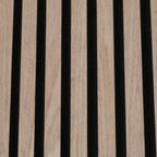 Akoestische panelen hout - Vergrijsd bruin walnoot (2 stuks)
