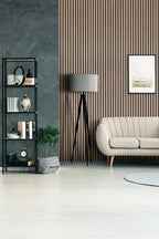 Akoestische panelen hout - Vergrijsd bruin walnoot (2 stuks)