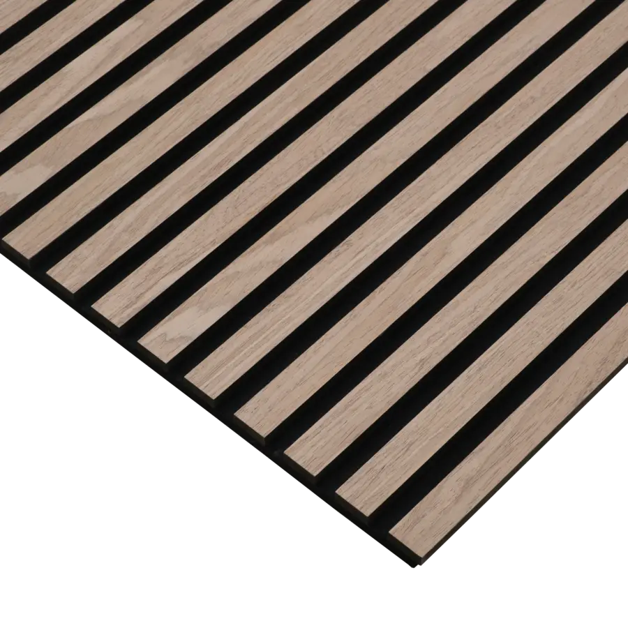 Akoestische panelen hout - Vergrijsd bruin walnoot (2 stuks)