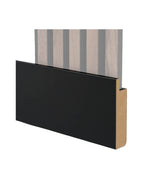 Akoestische Panelen Onder- of Bovenplint - Zwart