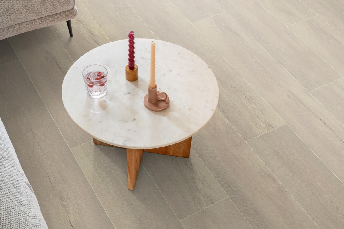 Ambiant Saarland Wit Eiken - Laminaat Stroken
