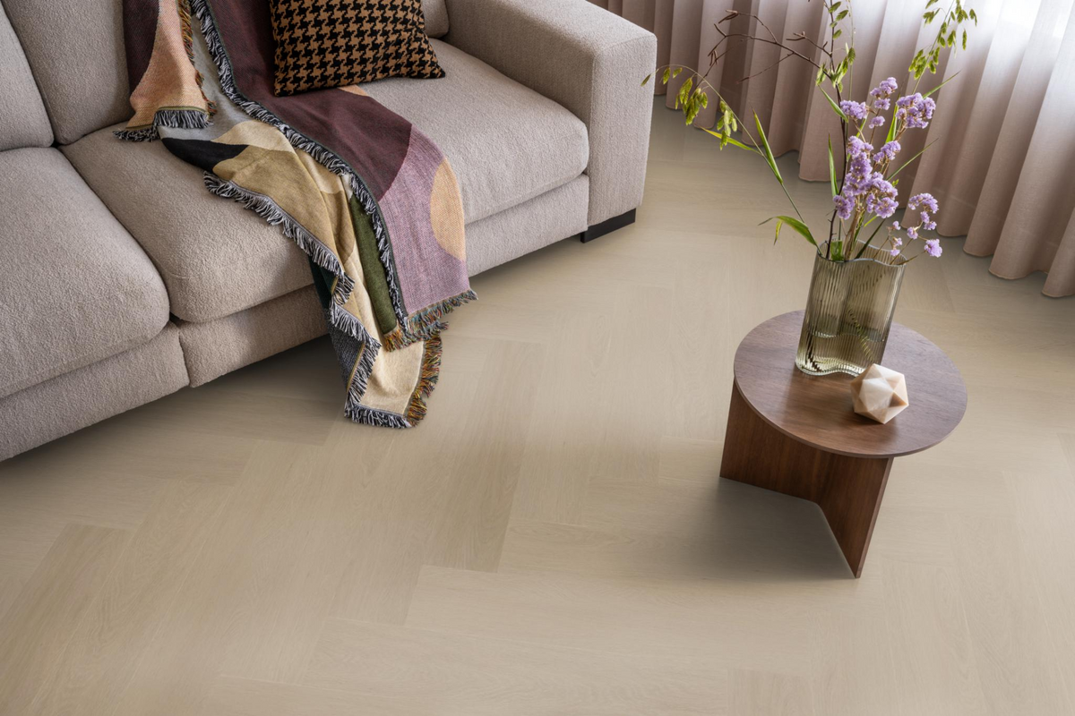 Ambiant Spigato Estino Smoky 2612 - Klik PVC Visgraat
