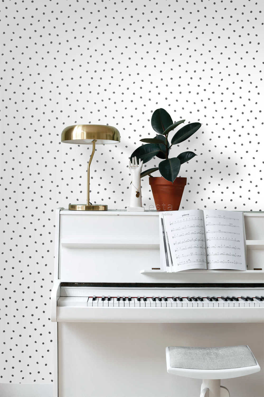 Esta Home Black & White with a splash of Gold 138934