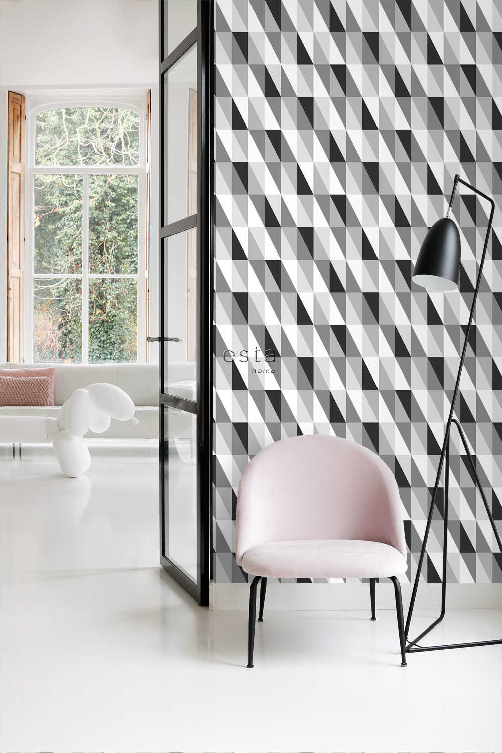 Esta Home Black & White with a splash of Gold 139121