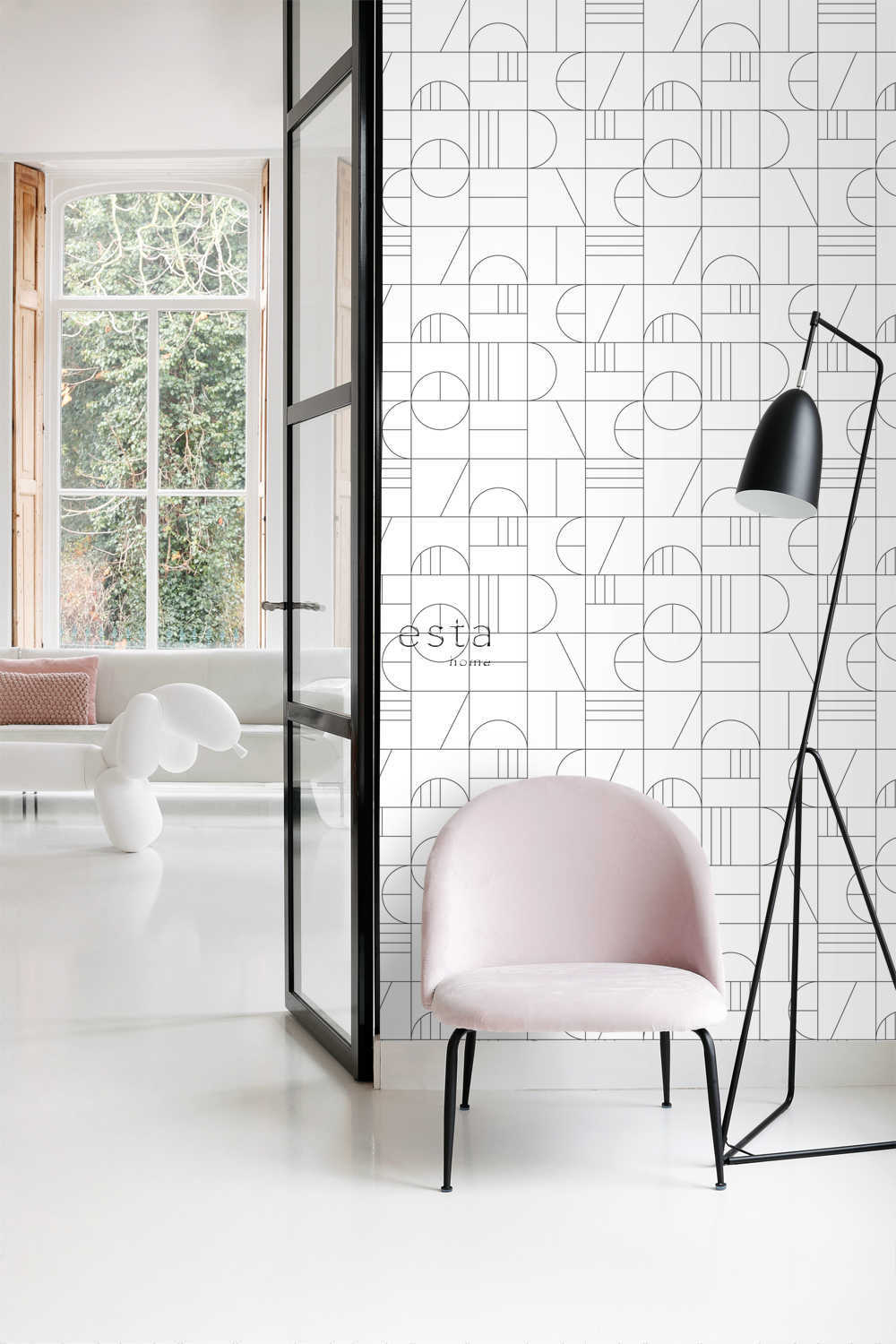 Esta Home Black & White with a splash of Gold 139142