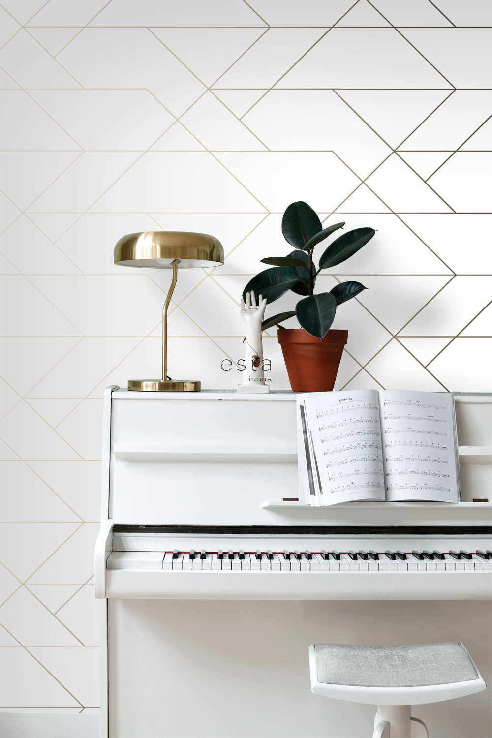 Esta Home Black & White with a splash of Gold 139143