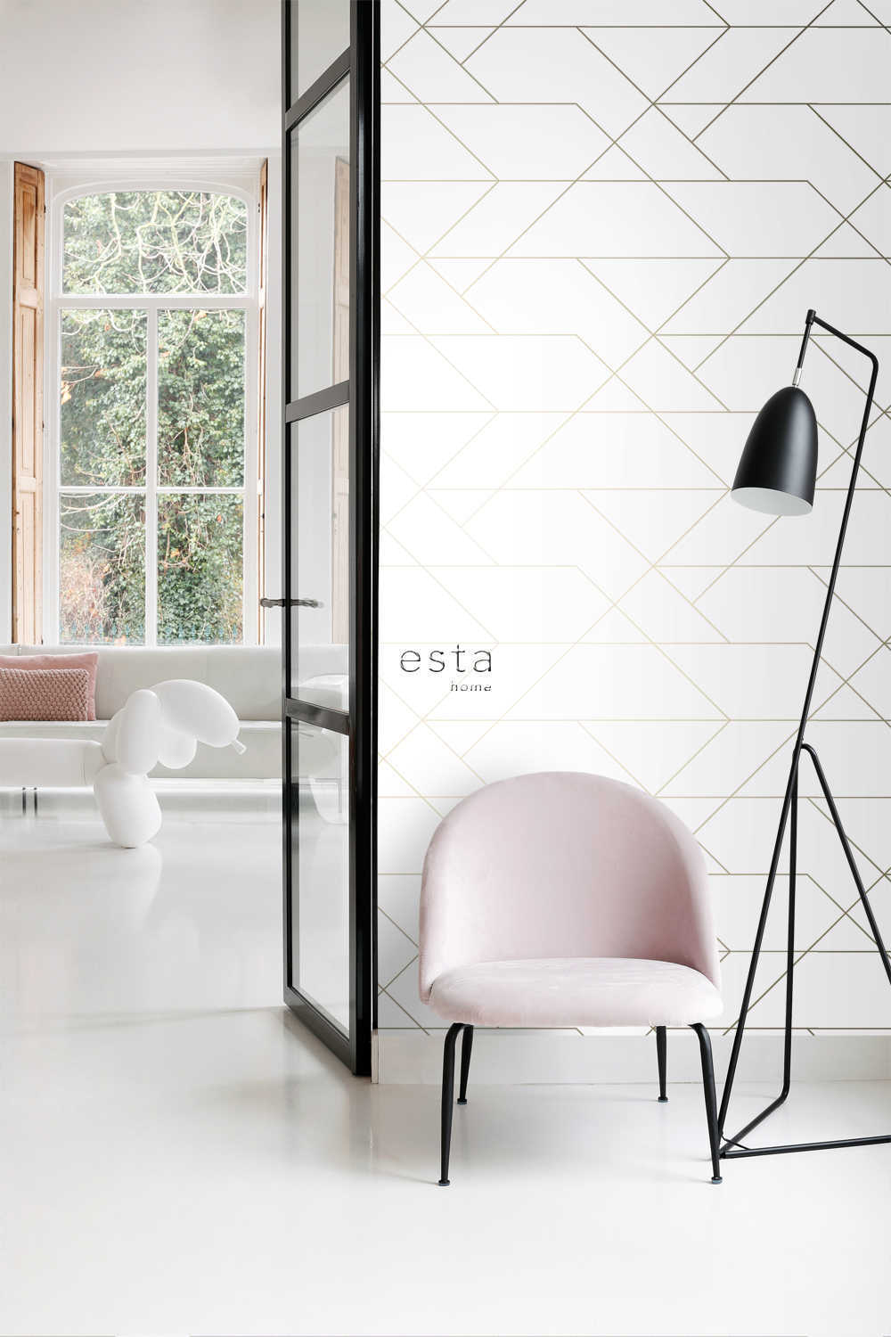 Esta Home Black & White with a splash of Gold 139143