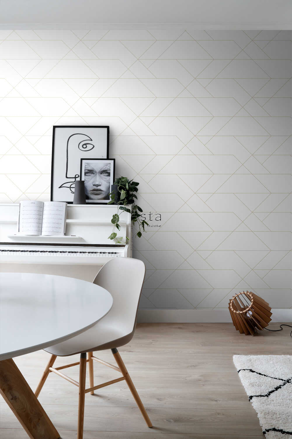 Esta Home Black & White with a splash of Gold 139143