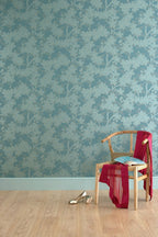 Little Greene 20th Century Papers Camellia Late 19th Teal