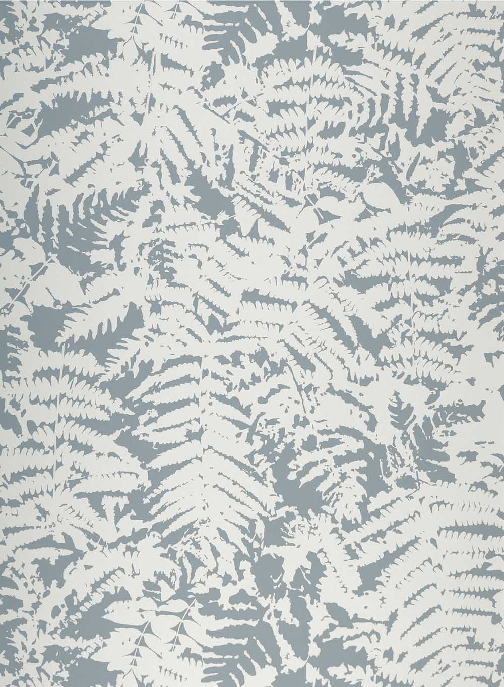 Retourdeal - Little Greene 20th Century Papers Fern 1960 Sage Blue
